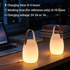 uuffoo 2 Pack Rechargeable Portable Table Lamp, Cordless RGB Lantern with Remote, Decorative LED Night Light, IP44 Waterproof Indoor Outdoor Lamp for Bedroom Patio Garden Wedding Party