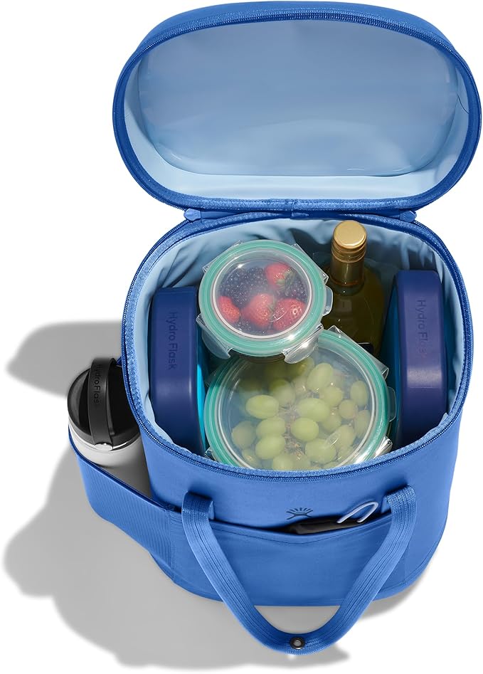 Hydro Flask Cooler Backpack - Insulated Portable Soft Cooler - 20 L Capacity in Cascade Blue