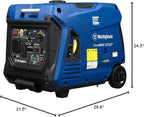 Westinghouse 5000 Peak Watt Super Quiet Portable Inverter Generator, Remote Electric Start with Auto Choke, Wheel & Handle Kit, RV Ready, Gas Powered, Parallel Capable
