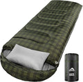MEREZA 0 Degree Winter Sleeping Bag for Adults Kids with Pillow, Cold Weather Sleeping Bag for 4 Season Camping Hiking Backpacking Sleeping Bags for Big and Tall