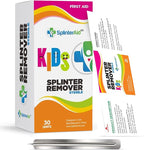 Kids Splinter Removal Kit (30 Pack) – Gentle Single-Use Splinter Removers for Children – Individually Wrapped, Easy to Use, Compact First Aid for Home, School & Travel