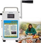 SHAHRYAR Hand Crank Generator,Portable Hand-Cranked Generator,Led High Brightness Screen,Multiple Protections,Emergency Power Supply,Family Camping,Outdoor Hiking,Outdoor Activities