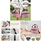 Pink Koala Boys Backpacks for Elementary School Bags for Kids 6-8 with Lunch Box Water Bottle Holder with Strap and Pencil Pouch 4 In 1 Lightweight Shoulder Bags Daypack