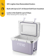 RTIC Ultra-Light 32 Quart Hard Cooler Insulated Portable Ice Chest Box for Drink, Beverage, Beach, Camping, Picnic, Fishing, Boat, Barbecue, 30% Lighter Than Rotomolded Coolers