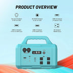 Solar Generator 1800W GB-1800 Portable Power Station with 200W Solar Panel Included, 1024Wh LiFePO4 Battery with 120V AC Outlet for RV Camping Outdoor Home Emergency Backup, Fast Charging
