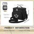 Personalized Insulated Cooler Bag, Custom Name Portable Insulated Camping Bag Suitable for Picnic Beach Hiking Travel