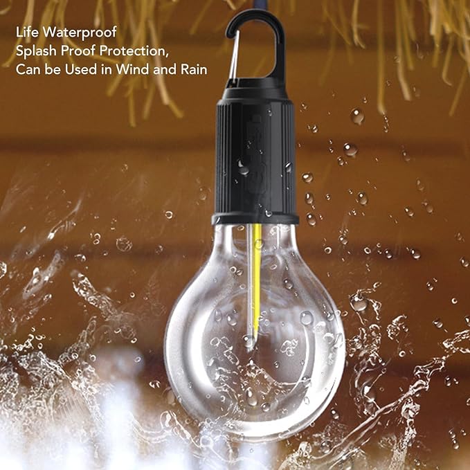 Tent Lamp, LED Camping Tent Lantern, 2 Brightness Camping Light, Portable LED Tent Light, Emergency Light, for Camping, Hiking, Backpacking, Outage (1)