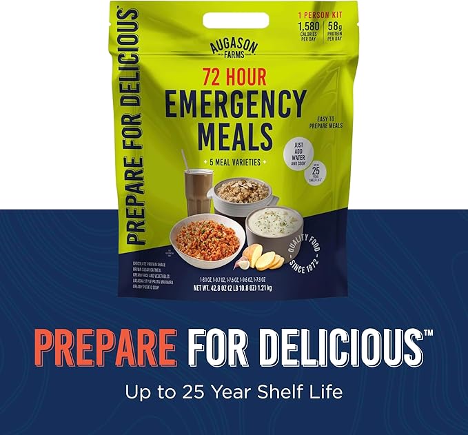 Augason Farms 72-Hour Be Ready Emergency Meal Kit,