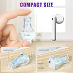 Mini Lantern LED Flashlight, Small Keychain Flashlight Rechargeable USB, Waterproof Pocket Purse Light with Magnetic for Camping Nighttime, EDC Gear Tools Keychian Light (Warm White-2Pcs)