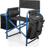 Picnic TIME NFL Unisex-Adult NFL Fusion Camping Chair with Side Table and Soft Cooler, Beach Chair for Adults, Lawn Chair