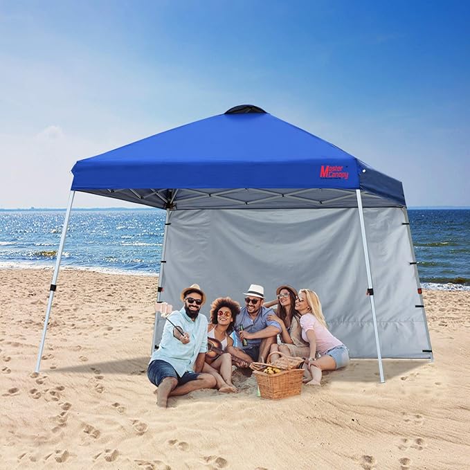 MASTERCANOPY SunWall Canopy Sidewall for 10x10 Slant Leg Canopy Tent, 1 Pack Sidewall Only (Gray)