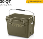 RTIC Ultra-Tough Cooler, Hard Insulated Ice Chest Box for Beach, Drink, Beverage, Camping, Picnic, Fishing, Boat, Barbecue