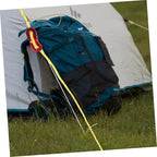 Kisangel 4sets Tent Ropes with Buckle Lightweight Outdoor Canopy Fixing Tools for Camping Hiking and Backpacking Reflective Each