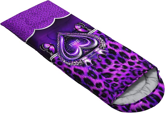 QOOMO Camping Sleeping Bags,3 Season Warm & Cool Weather,Lightweight,Waterproof Sleeping Bags for Adults & Kids,Traveling,and Outdoors,Camping Gear Equipment