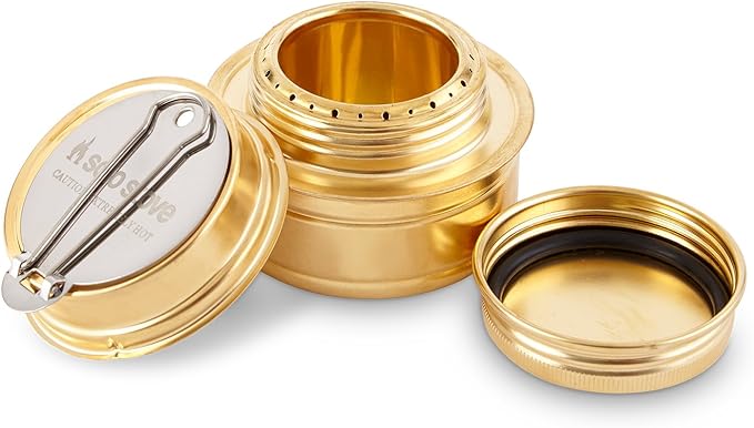 Solo Stove Solo Alcohol Burner - Efficient Spirit Burner Cooktop with Flame Regulator | Camp Stove with Fuel Storage Rubber Gasket