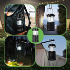 Lantern Collapsible Camping Light, Battery Operated Lanterns LED Super Bright for Power Outages Indoor Emergency Outdoor Camping Hiking Kit (COB-4)