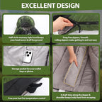 Single Sleeping Bag for Adults Kids 3-Season, Lightweight Waterproof Ripstop, Dual Zipper Bottom Vent, Compression Sack, Portable Camping Hiking Backpacking Gear