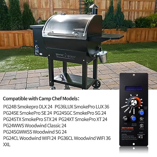 Replacement Parts for Camp Chef Digital Temperature Controller Kit,Compatible with Camp Chef Wood Pellet Grills,with 2 Meat Probe,Temperature Sensor