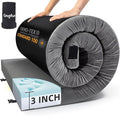 Kingfun 3 Inch CertiPUR-US Memory Foam Camping Mattress, Waterproof Roll up Sleeping Pad, Thick Floor Sleeping Mats for Tent with Removable Travel Bag