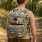 Akmax MOLLE II Medium Rucksack Military Tactical Backpack with Detachable Side Pouches & Upgraded Frame for Enhanced Comfort