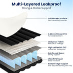 Air Mattress Queen with Built in Pump, Inflatable Blow Up Mattress 18" Raised, Multi-Layer Leakproof, Heavy-Duty Support 800 lbs, Air Bed Queen Size for Home Guests Camping, 3-Min Inflation