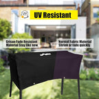 Grisun Patio Stove Cover for Camp Chef 2 Burner Stove, Grill Cover for Camp Chef Stove EX60P, EX60LW, EX60PP, EX60B, EX280LW and More, for Camp Chef Accessories