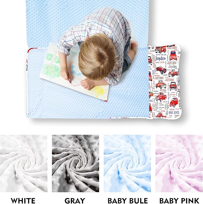 Personalized Toddler Nap Mat for Preschool, Custom Name Kids Sleeping Bag for Daycare, Kindergarten Roll Up Sleeping Mat with Removable Pillow and Soft Blanket, Fun Themes for Boys & Girls