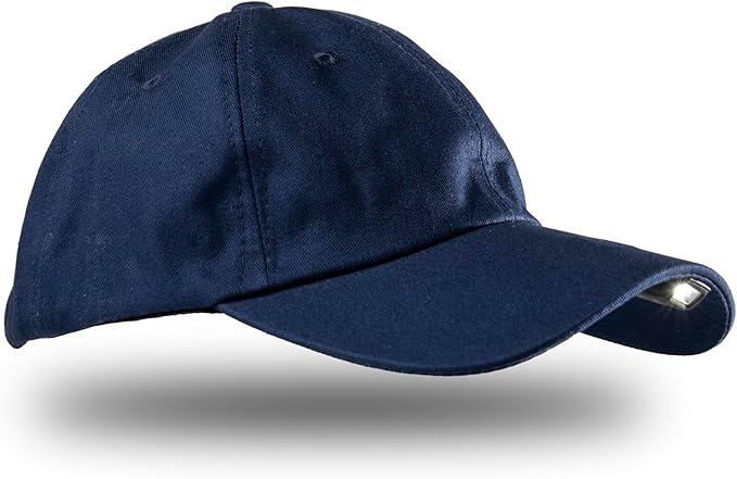 MagnaLite Pro Sport Cap with Hands-Free Magnetized Brim and Powerful Magnetic Rechargeable Mini-LED Attachment