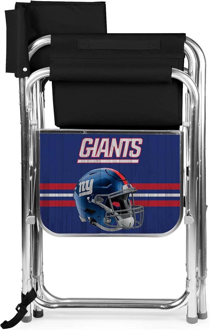 Picnic TIME NFL Unisex-Adult NFL Sports Chair with Side Table, Beach Chair, Camp Chair for Adults