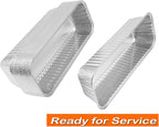 MixRBBQ 20-Pack Grease Liners Heavy-Duty Disposable Aluminum Foil Drip Pans for Camp Chef Portable Grill