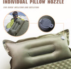 Sleeping Pad for Camping, Air Mattress 2 Person Inflatable Mattress, Suitable for Backpacking, Hiking, Tent Trap Traveling (Green)