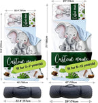 Personalized Toddler Nap Mats for Preschool, Custom Name Kids Sleeping Bag for Daycare, Roll Up Sleeping Mat with Removable Pillow and Soft Dot Minky Blanke for Boys Camping Travel