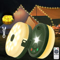HELESIN Camping Light USB Rechargeable Waterproof Portable Stowable String Light, 4 in 1 Camping String Lights Outdoor with 8 Modes Tent Lights for Camping, Hiking, Yard, RV (Warm Light)