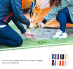 12 Rolls Tent Cord and Emergency Survival Rope, 3 Meters Each, Heavy-Duty Outdoor Camping Guide Line for Hiking and Climbing Random Color