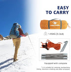7.2 × 4 × 4 Feet Single Backpack Tent, Waterproof Camping and Hiking Tent can be Used by One Person, Light and Durable