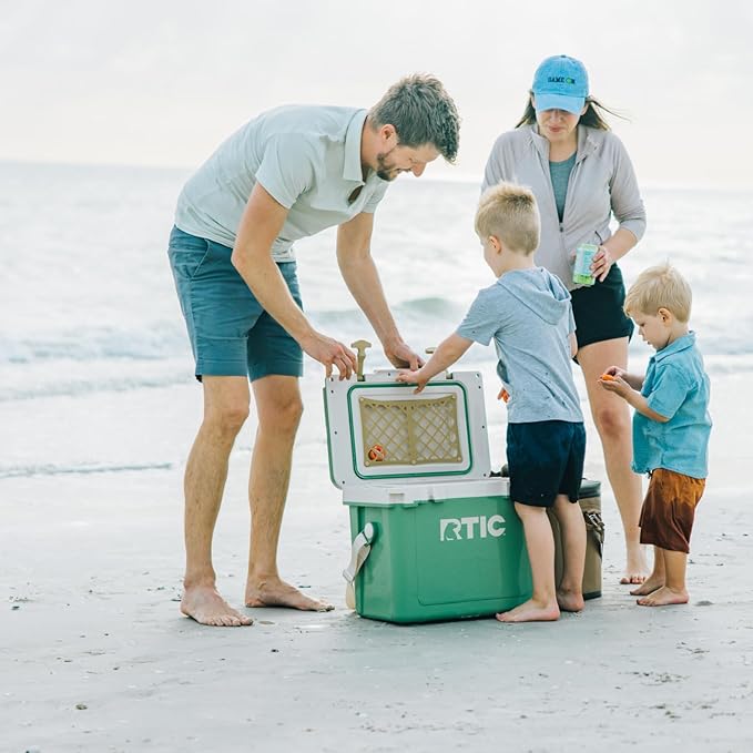 RTIC Ultra-Light 22 Quart Hard Cooler Insulated Portable Ice Chest Box for Drink, Beverage, Beach, Camping, Picnic, Fishing, Boat, Barbecue, 30% Lighter Than Rotomolded Coolers