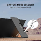400W Portable Solar Panel for Camping & RV, Durable, Foldable, Waterproof, with Adjustable Stand Case – Perfect for Off-Grid Adventures