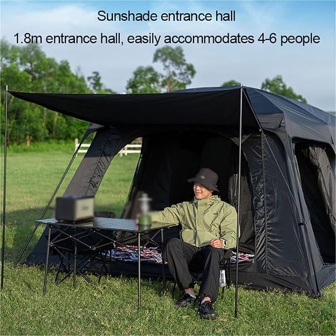 6/8 Person Tent, Portable Cabin Tent,Double Layer Family Camping Tent,for Outdoor Camping/Hiking