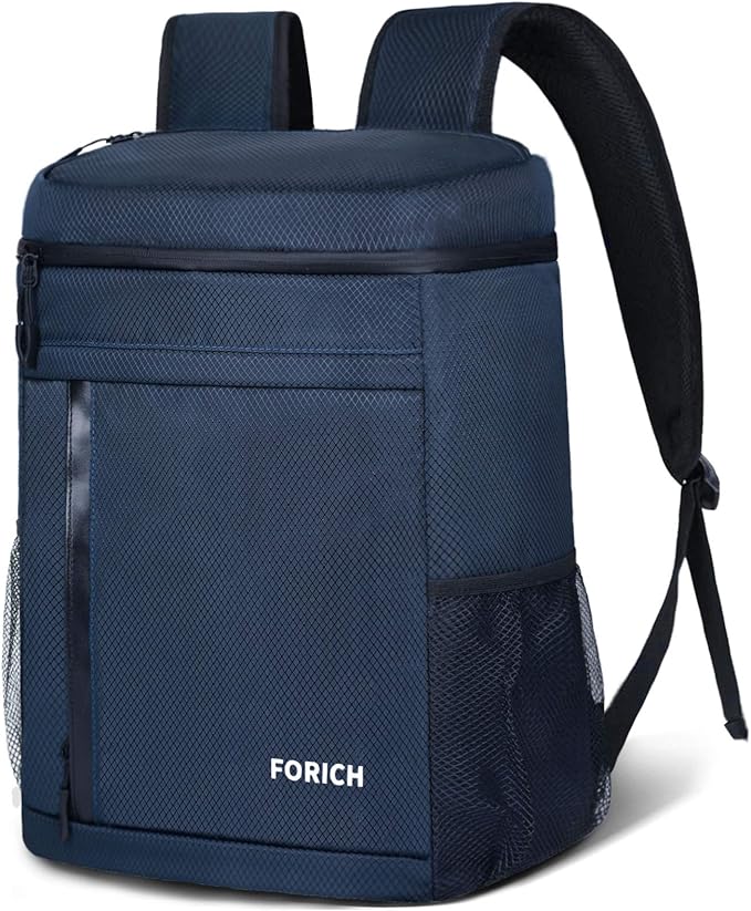 FORICH Soft Cooler Backpack Insulated Waterproof Backpack Cooler Bag Leak Proof Portable Small Cooler Backpacks to Work Lunch Travel Beach Camping Hiking Picnic Fishing Beer for Men Women