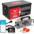 48V 100Ah Golf Cart LiFePO4 Battery with Charger&Monitor, 5120Wh Lithium Battery with 200A BMS, Up to 10000+ Rechargeable Cycles, Perfect for Golf Cart, Solar Power Storage (48V*100Ah)