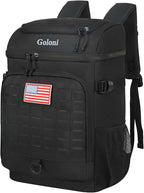 Cooler Backpack, 30 Can Backpack Cooler 4-Sided Cold Retention Technology, Lightweight & Hands-Free for Beach, Camping