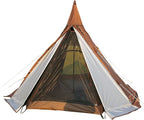 WINTENT 4 Season Waterproof Teepee Tent Yurt with Stove Jack for Adult Camping Hiking, Height 7.8FT/240CM