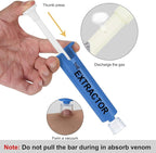 Snake Bite Kit, Bee Sting Kit, Emergency First Aid Supplies, Venom Extractor Suction Pump, Bite and Sting First Aid for Hiking, Backpacking and Camping