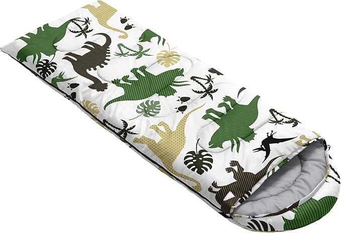 QOOMO Camping Sleeping Bags,3 Season Warm & Cool Weather,Lightweight,Waterproof Sleeping Bags for Adults & Kids,Traveling,and Outdoors,Camping Gear Equipment