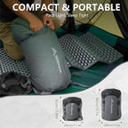 BISINNA Mummy Sleeping Bag for Adults 14-41℉ Cold Weather 3-4 Season Camping Sleeping Bags with Compression Sack for Backpacking Hiking Traveling