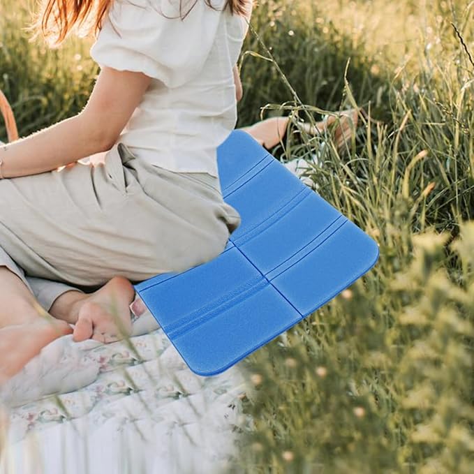 GANAZONO Outdoor Waterproof Seat Cushions 8-Pack Lightweight Portable Foam Mats for Camping Hiking Beach Picnics and Concerts