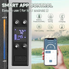 BODEGACOOLER 12 Volt Car Refrigerator, Electric Cooler Portable Freezer APP Control, 32Quart(30L) RV Car Fridge-4℉-68℉, 12/24V DC100-240 Volt AC for Outdoor Camping Travel Vehicles Home Use, Black