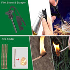 Survival Kit 35 in 1, First Aid Kit, Survival Gear, Survival Tool Gifts for Men Boyfriend Him Husband Christmas Camping, Hiking, Hunting, Fishing