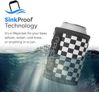 PHOOZY Insulated Can Cooler for 12oz Cans with NASA-Inspired Technology - Patented Koozie That Keeps Drinks Cold 10x Longer - Lightweight Beer Koozie for Outdoor Adventures - Checkered