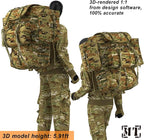 MT Military MOLLE 2 Large Rucksack with Frame, Army Tactical Backpack